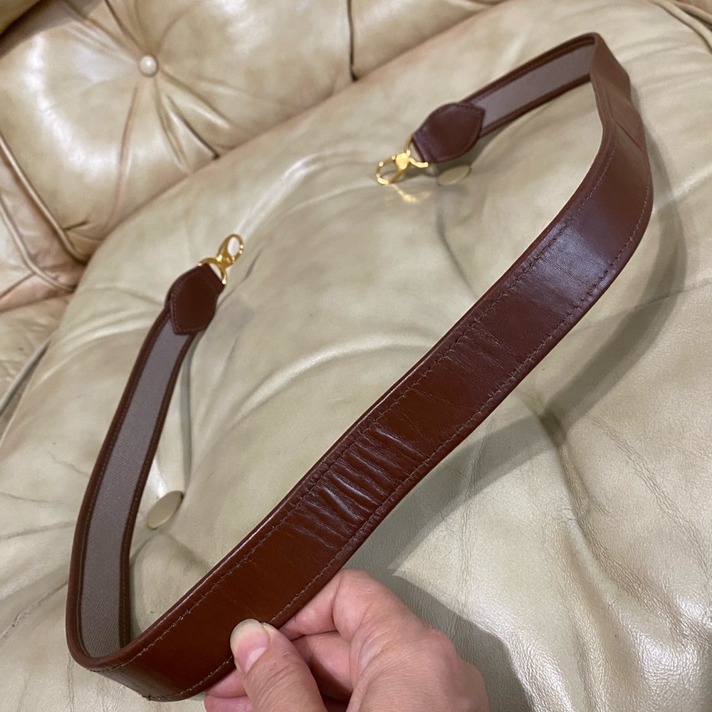 COA Gucci Replacement Strap Vintage Leather for Briefcase or Bag - Picture 7 of 9